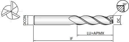 Alu-Power-HPC-3--45°-10X10X22X72 АКЦИЯ