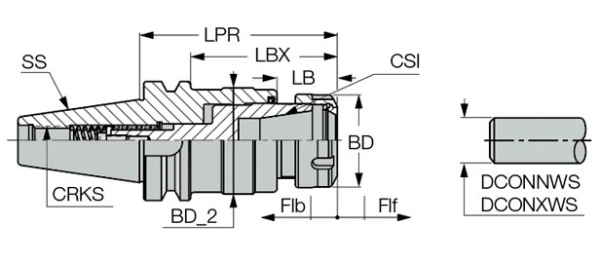 BT30-ER16A-100 BT30-ER16A-100